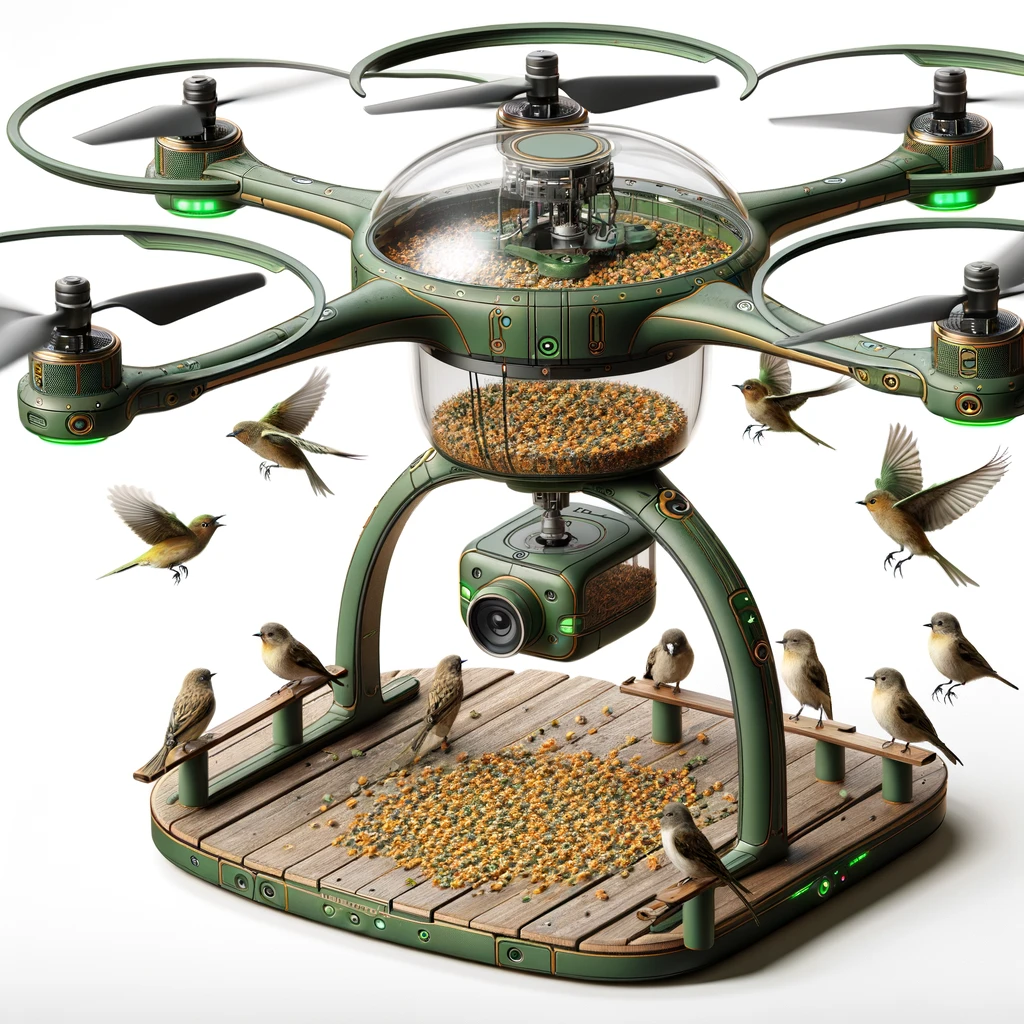 Drone Bird Feeder